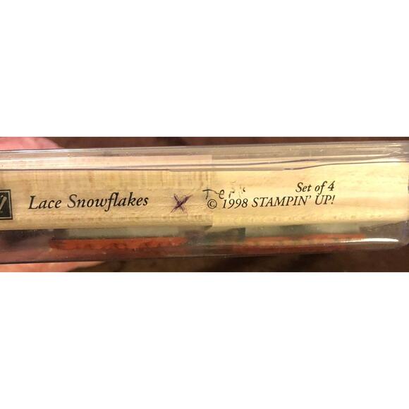 Stampin Up' "Lace Snowflakes". CHRISTMAS - Picture 3 of 3